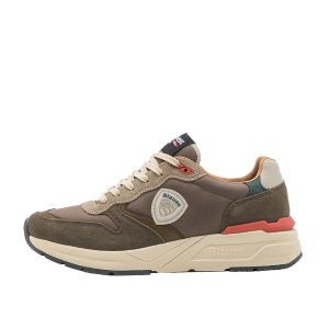 SCARPE BLAUER UOMO SNEAKER RAY IN PELLE E CAMOSCIO ELEPHANT F4RAY02NUS